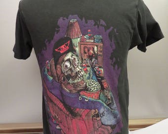 Vintage Aerosmith Tour Shirt - Get a Grip Tour (1993) - Skeleton Graphic - Men's Large