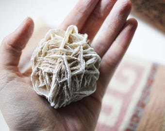 Large Desert Rose Selenite Crystal | Desert Rose | Raw Selenite Desert Rose | Desert Rose Stone | Selenite Crystal | Boho Decor | #3