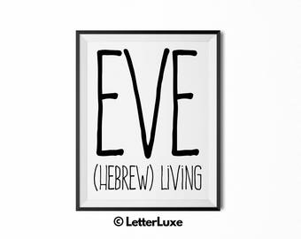 Eve Name Meaning Art Eve Name Meaning Art