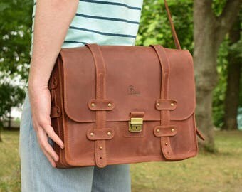 Leather messenger bag, leather messenger bag men, leather bag, leather messenger bag women, mens leather messenger bag, leather laptop bag