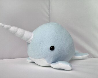 kawaii narwhal plush