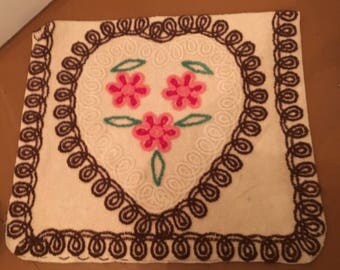 1960's Chenille Throw