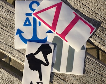 Delta Gamma Decals | Sorority Stickers | Sorority Decals | Official Greek Licensed Product
