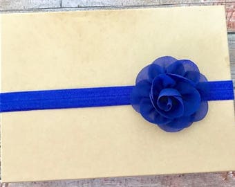 Baby Headband/Royal Blue Headband/Newborn Headband/Baby Girl Headband/Royal Blue/Baby Headbands/Headband/Infant Headband/Blue Baby Headband