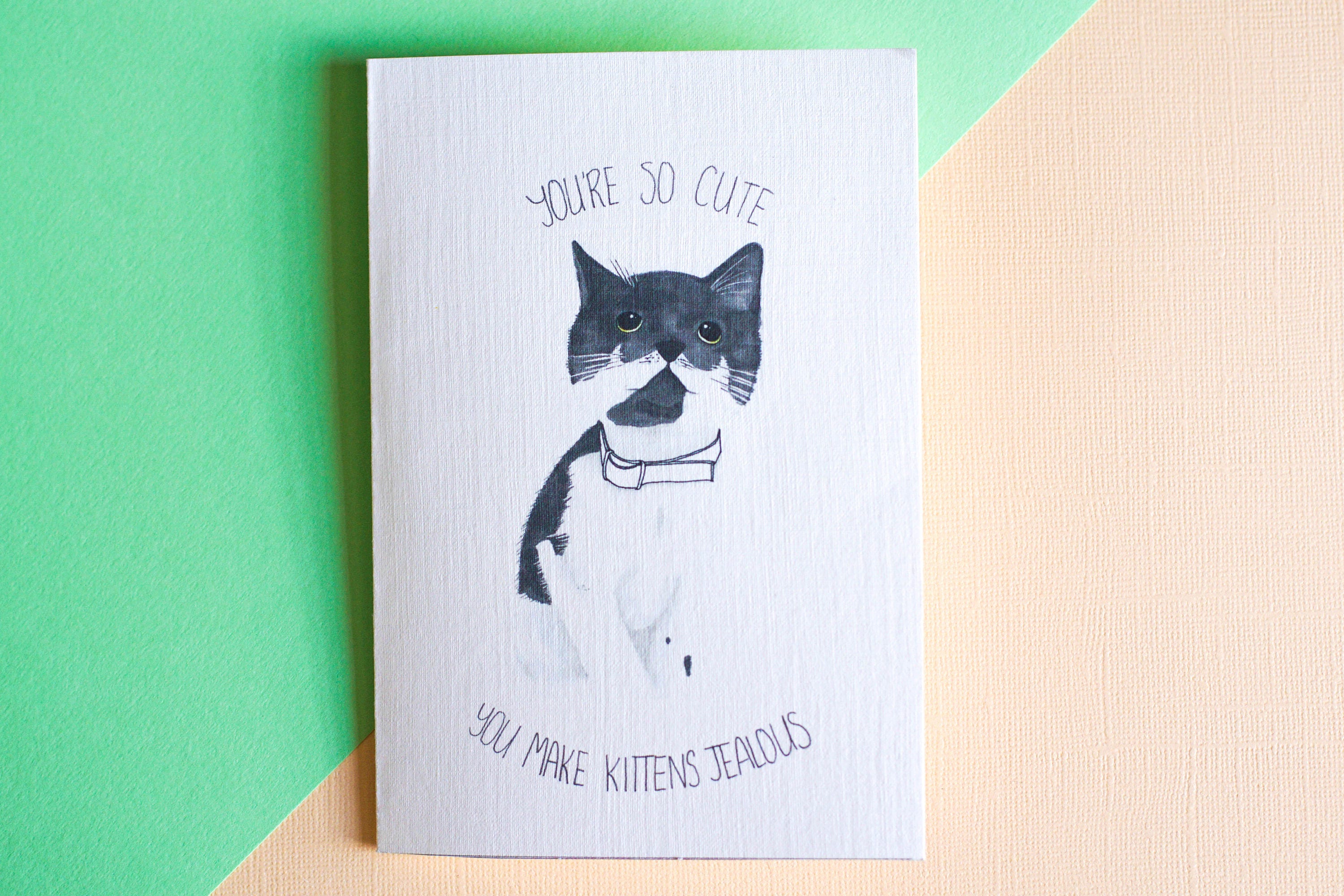 Funny Cat Themed Card
