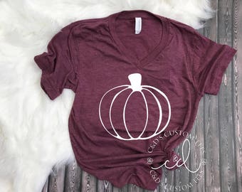 Pumpkin Shirt - Fall Shirt - Pumpkin Spice Shirt - Thanksgiving Shirt - Women's Fall Shirt - Halloween Shirts - Thankful Shirt - Fall Tees