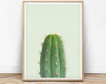 Cactus Print Minimalist Art Minimalist Print Cacti Modern