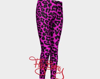 pink animal print pants