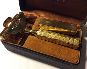Gem 1912 SIngle Edge Safety Razor in original case