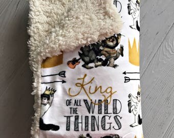 Where the Wild Things Are Baby Blanket - Where the Wild Things Are Cloud Blanket - Where the Wild Things Are Sherpa Blanket