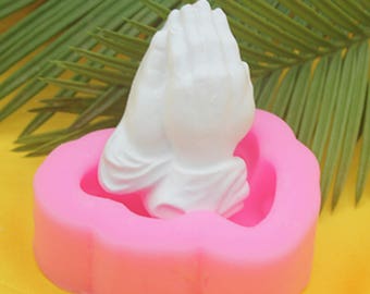 2pcs pray hands soap /candy/food mold