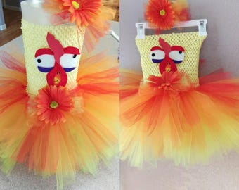 Moana tutu dress, hei hei inspire tutus,Halloween costume tutu, Party tutu