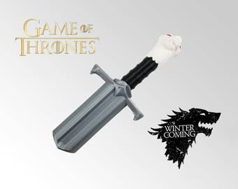 Game of Thrones Longclaw Sword Baby Rattle - Jon Snow