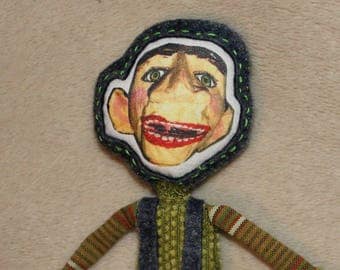 Mini puppet / doll / doll: brooch/pendant/keychain