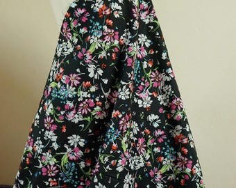 Fabric cotton flowers 50cmx140cm