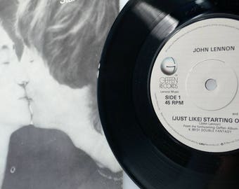John Lennon - '(Just Like) Starting Over' 7" Vinyl Record
