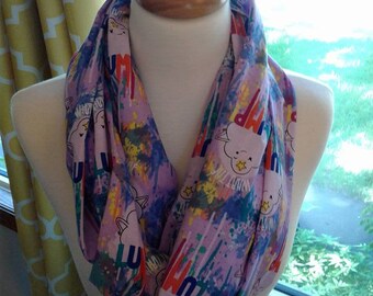 Adventure Time "What the Lump" Infinity scarf