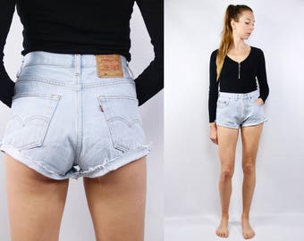 Levis 501 Shorts / Levis 501 Short / Levis Blue Shorts / Levis High Waist Shorts / Levis Denim Shorts / Levis Jean Shorts / Levis 501 / Levi