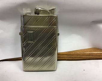 Evans Lighter and Cigarette Case, Vintage Lighter, Art Deco Lighter