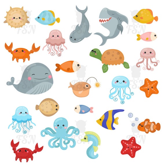 Fish Clip Art Colorful Fish Clipart Graphics Scrapbook