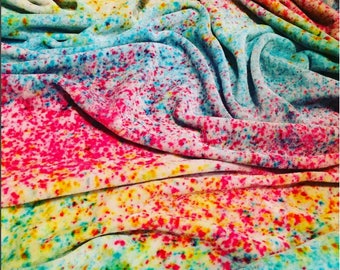 Hand Dyed Organic Bamboo Velour Blanket