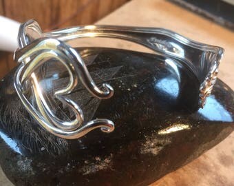 Sterling silver fork cuff
