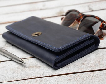 Womens wallet. Leather purse. padfolio. woman leather wallet. wallet leather. padfolio. clutch. wallet woman. long walle.t gift for women.