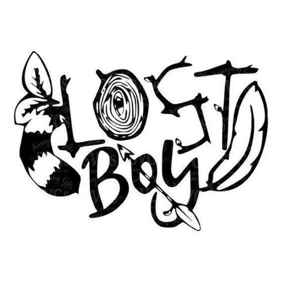 Download Lost Boy .svg file for Cricut and Silhouette Disney