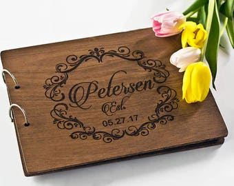 Wedding Guest Book, Engraved Wedding Guest Book, Custom Wedding Guest Book, Wedding Guest Book Ideas, Rustic Wedding Guest Book