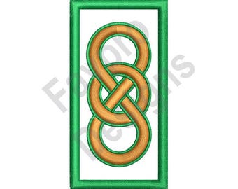 Celtic Knot Rectangle - Machine Embroidery Design