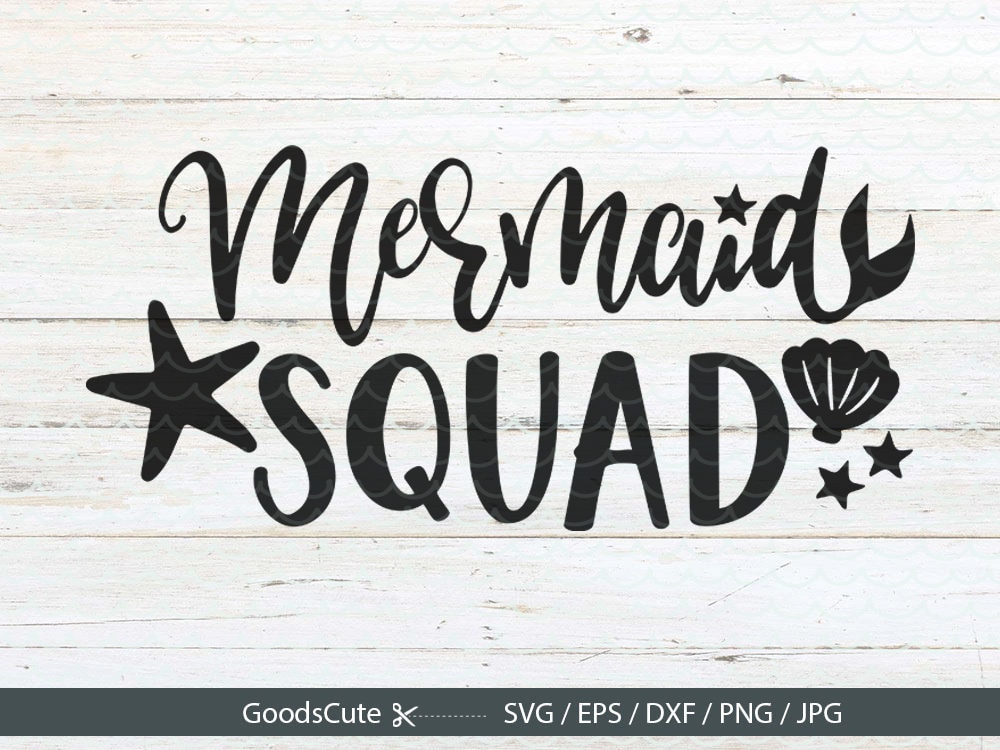 Download Mermaid Squad SVG Mermaid SVG Mermaid Life SVG Cilpart Vector