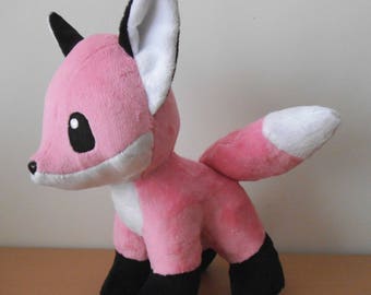 pink fox plush