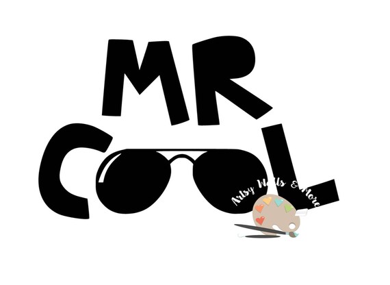 Download Mr Cool with sunglasses SVG png jpg CUT file digital download