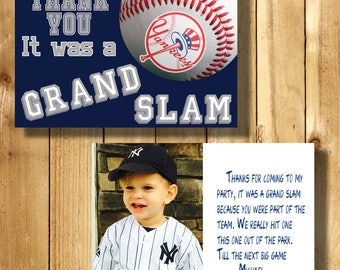 New York Yankees 4x6 Thank You Note Cards