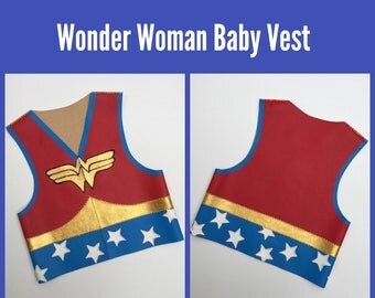 FREE SHIPPING,wonder woman vest kids,wonder woman clothing,wonder woman toddler,wonder woman girls dress,wonder woman halloween costume
