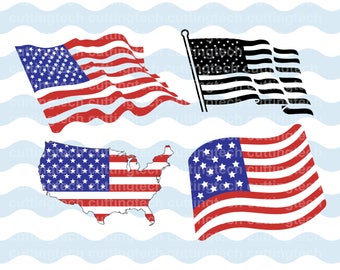 Download Distressed American Flag svg US Flag svg Flag Decor ...