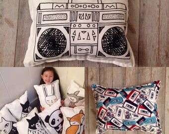 plush radio pillow