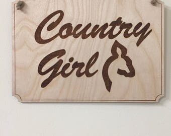 Country girl sign | Etsy