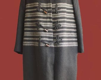 Vintage 50's Tissus Raimon Paris unisex coat