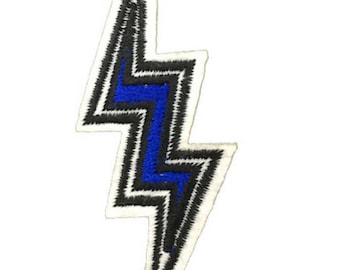 Lightning bolt patch | Etsy