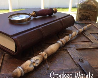 Hand Carved Willow Wand // Hand Carved Wand // Harry Potter Wand // Pottermore // Magic Wands