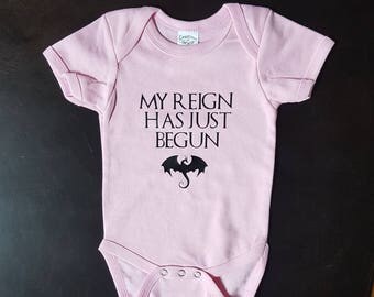 I'm Not a Princess I'm a Khalessi Onesie, Game of Thrones Girl Tshirt, Daenerys Targaryen, Mother of Dragons, Game of Thrones Baby, Dragons