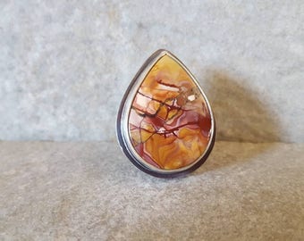 Mescalero jasper statement ring
