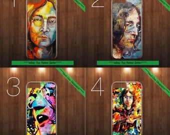 John Lennon The Beatles Imagine hard 2d PHONE CASE COVER fits iPHONE 4 5 6 7+