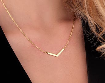 V Shape Necklace 