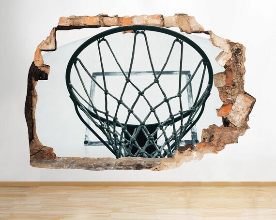smashed backboard basketball