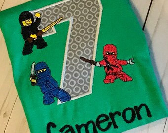 ninjago birthday shirts