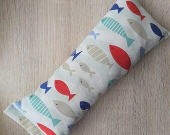 Fishy Fishy-catnip kicker cat toy, catnip hugger, catnip toy, catnip kicker, fish print, jouet chat, jouet herbe aux chats, cat gift