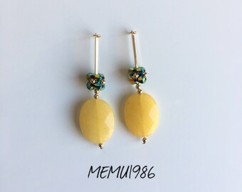 Pour l ' été! Boucle d'oreille en silicone.