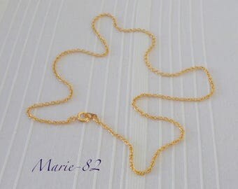 Neck chain 18K gold plated chain